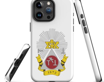 Phi Sigma Kappa Fraternity iPhone Case, Official Licensed Greek Matte Protective Phone Cover, Gift for Brother