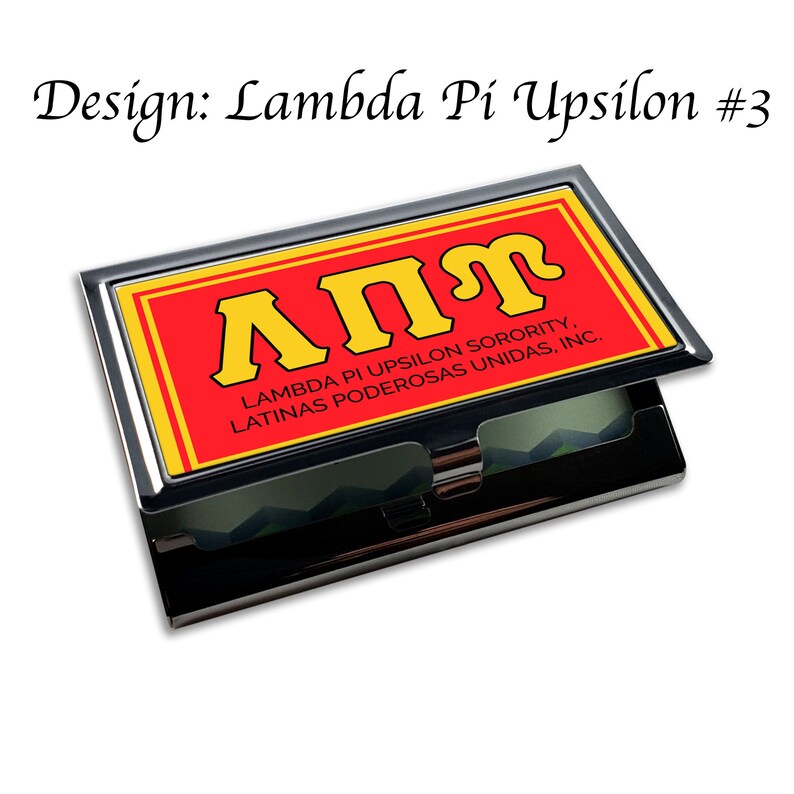 Lambda Pi Upsilon Business Card Holder Lambda Pi Upsilon #3