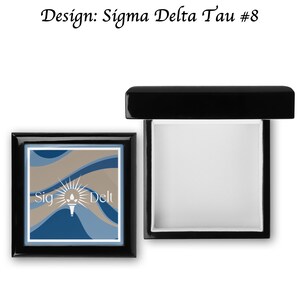 Sigma Delta Tau Wooden Keepsake Box