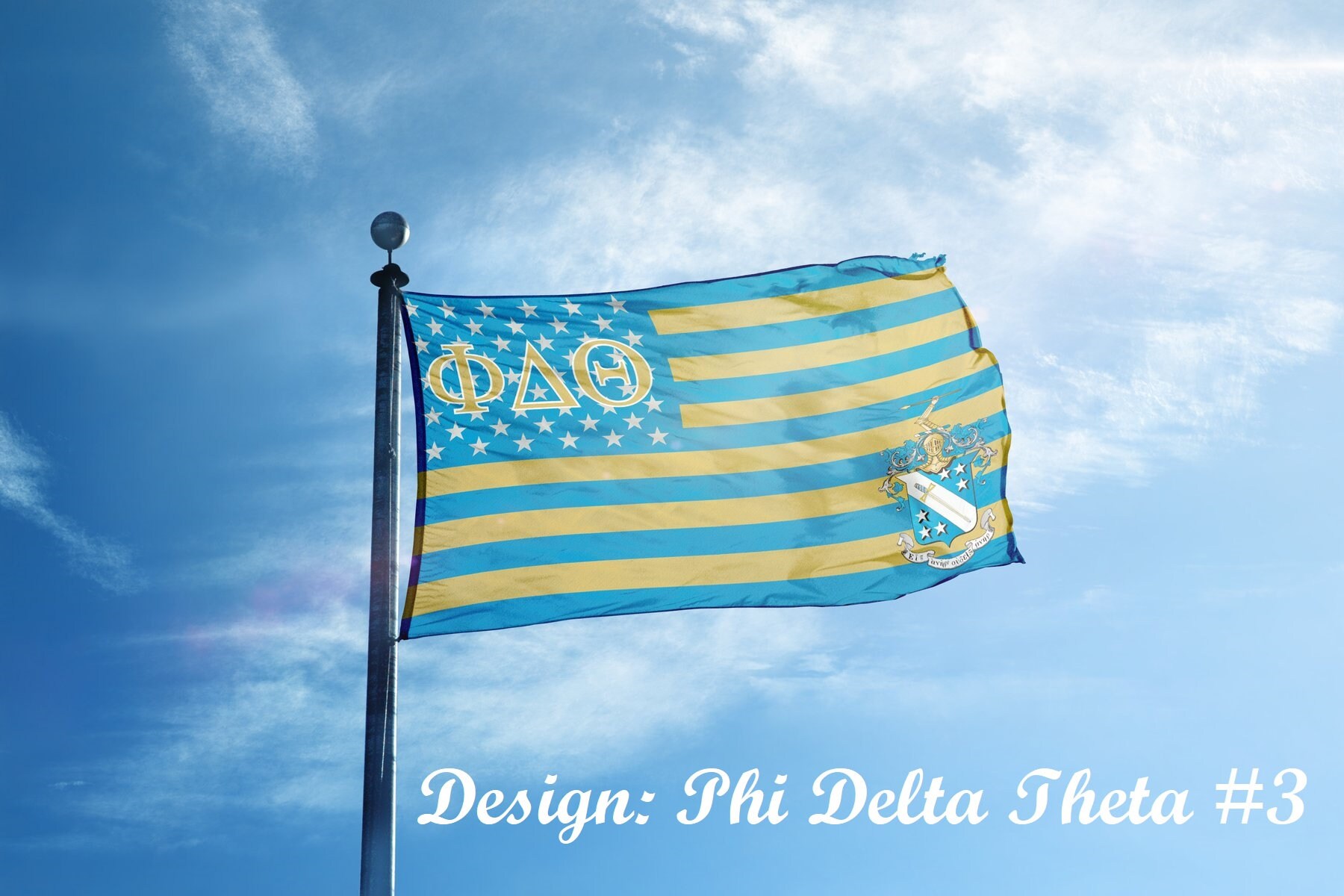 Phi Delta Theta Officially Licensed Flag Banner - Etsy