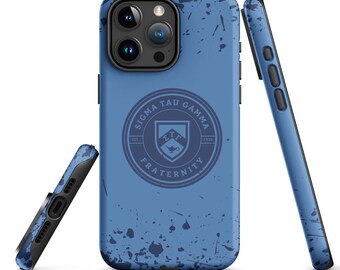Sigma Tau Gamma Fraternity iPhone Case, Official Licensed Greek Matte Protective Phone Cover, Gift for Brother