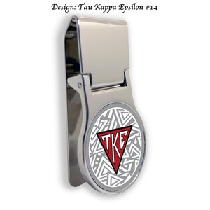 Tau Kappa Epsilon Geldklammer Rund