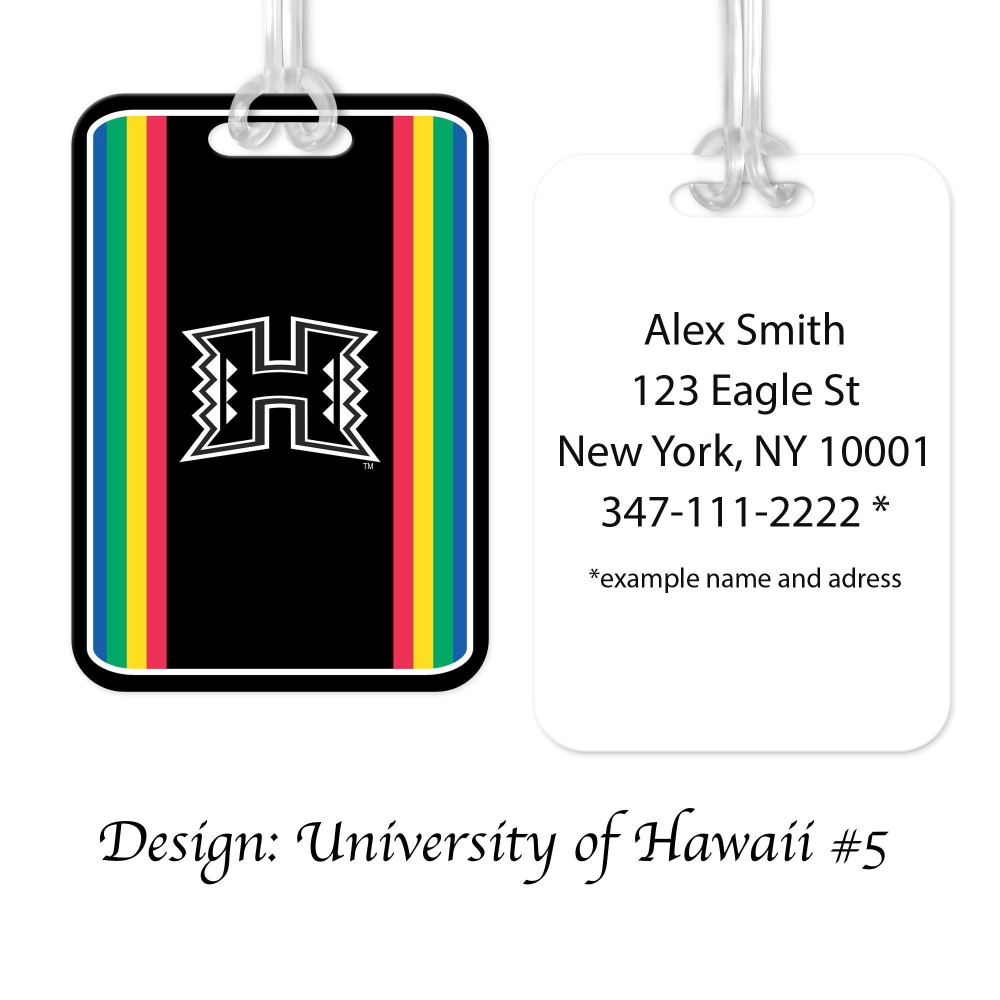 University of Hawaii Bag Tag - Etsy