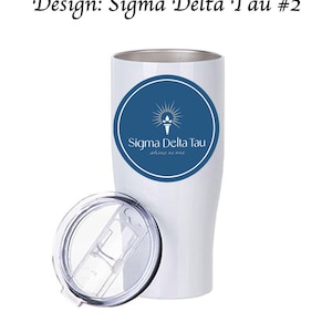 Sigma Delta Tau Stainless Steel Tumbler 20oz