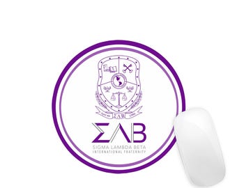 Tapis de souris Sigma Lambda Beta rond