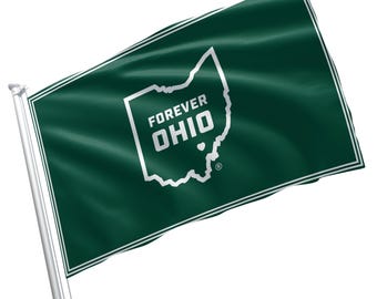 Offiziell lizenziertes Flaggenbanner der Ohio University