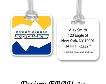 Aluminium-Gepäckanhänger der Embry-Riddle Aeronautical University