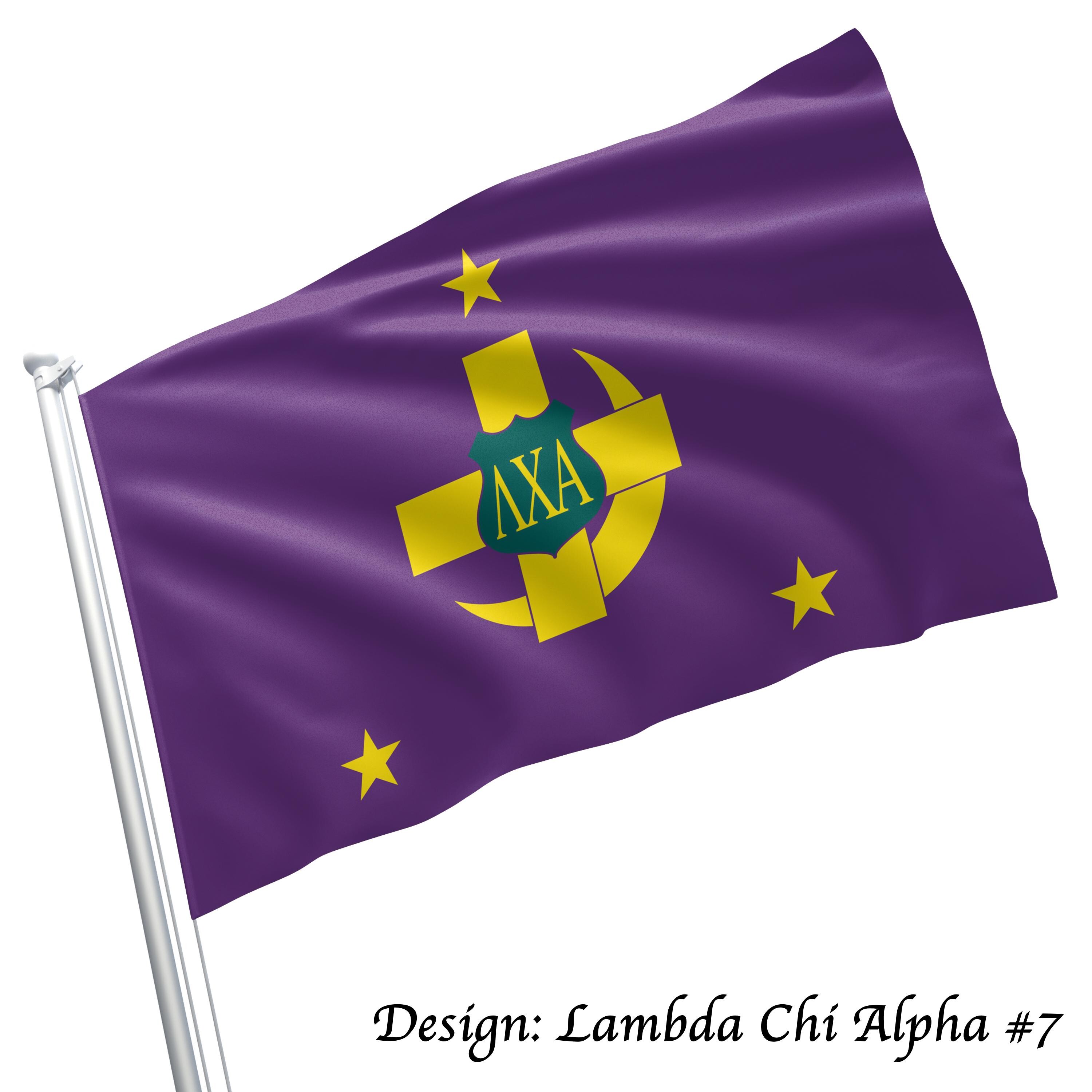 Lambda Chi Alpha Flag Banner - Etsy
