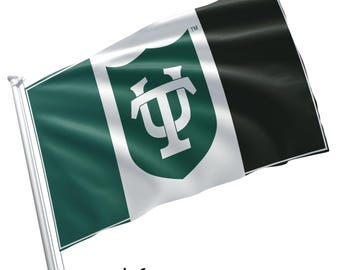 Offiziell lizenziertes Flaggenbanner der Tulane University
