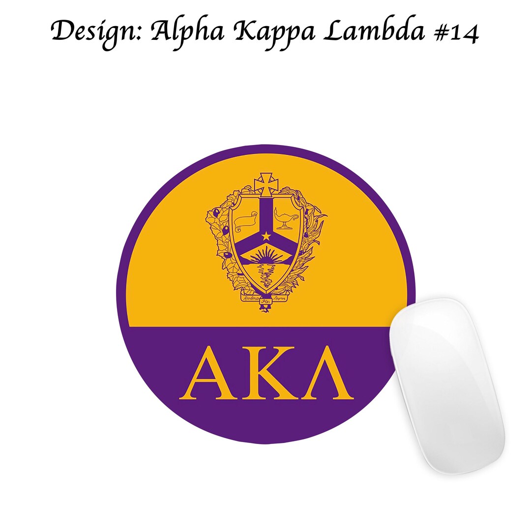 Alpha Kappa Lambda Mousepad Round - Etsy