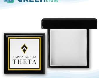 Kappa Alpha Theta Wooden Keepsake Box
