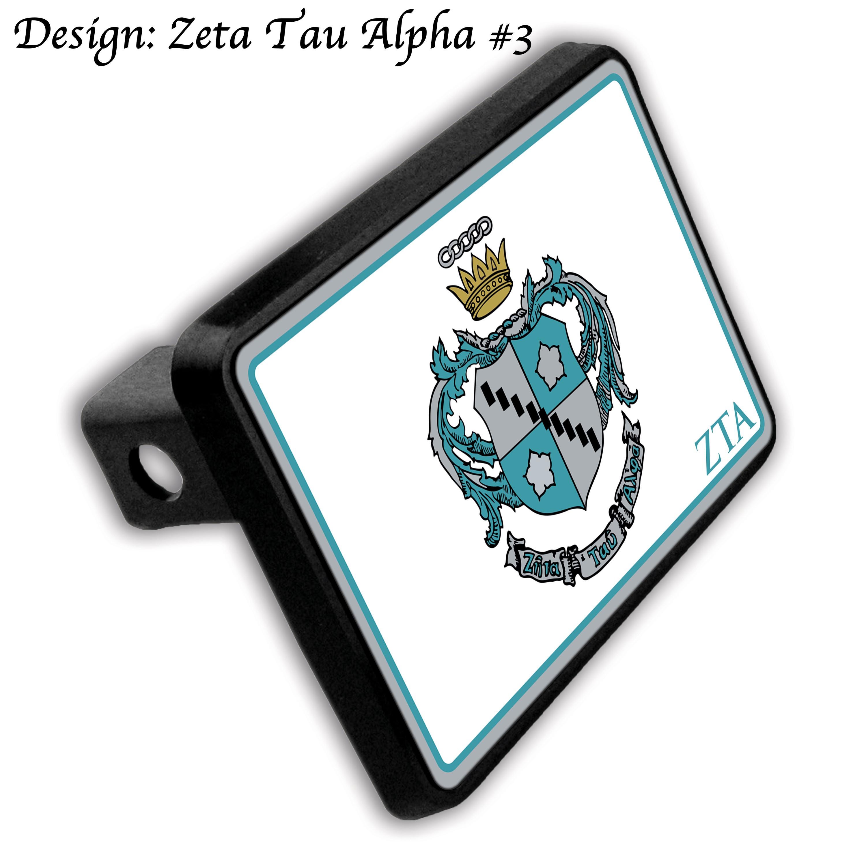 Zeta Tau Alpha Hitch Cover - Etsy