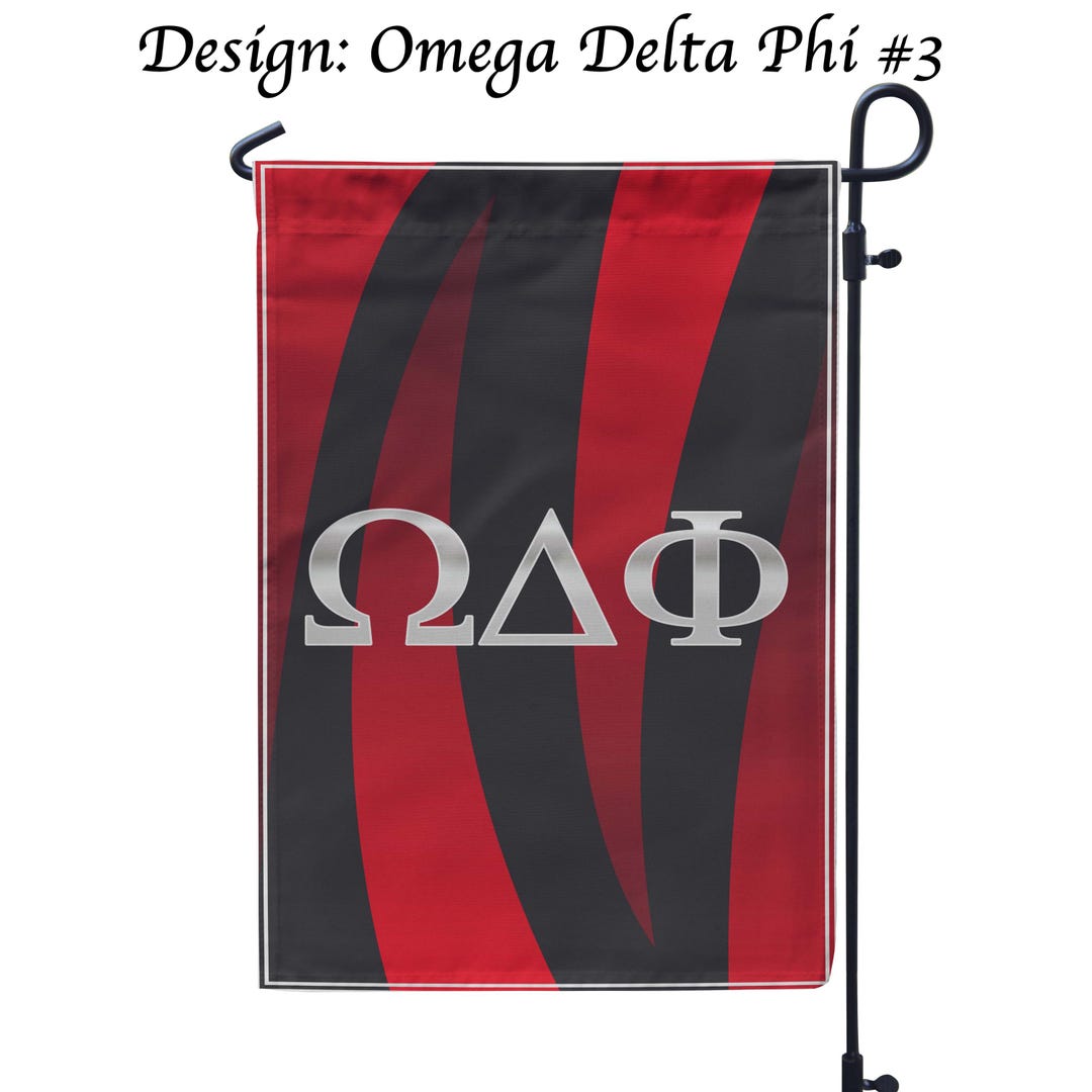 Omega Delta Phi Garden Flag Banner - Etsy