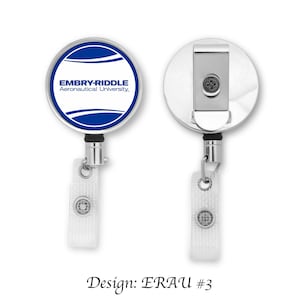Embry-Riddle Aeronautical University Retractable ID Badge Reel Holder