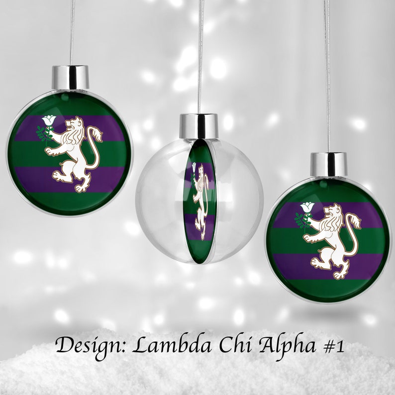 Lambda Chi Alpha Round Ball Ornament Christmas Decor - Etsy