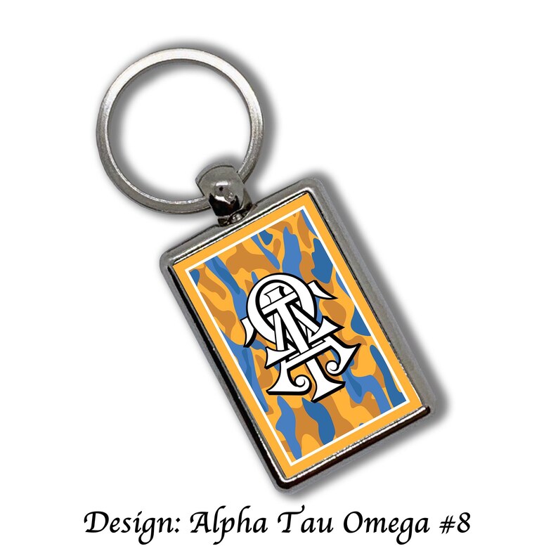 Alpha Tau Omega Key Chain Metallic - Etsy