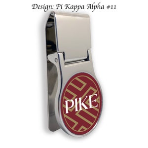 Pi Kappa Alpha Money Clip Round