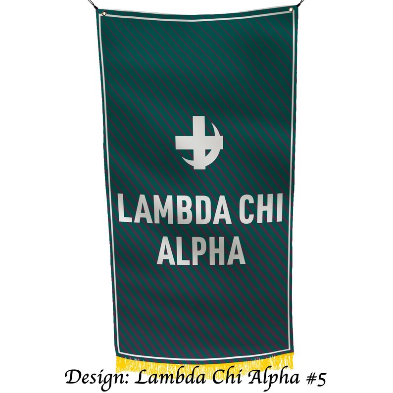 Lambda Chi Alpha Flag Banner - Etsy