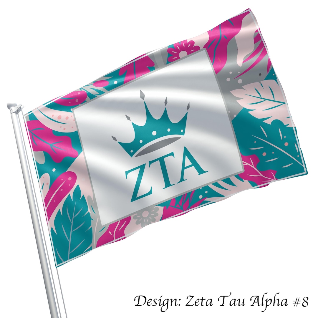 Zeta Tau Alpha Officially Licensed Flag Banner - Etsy, image size:1080x1080
