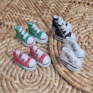 Elf sneakers, Elf shoes, Christmas Elf Sneakers, Mini Canvas Tennis Shoes, Christmas Elf Accessories