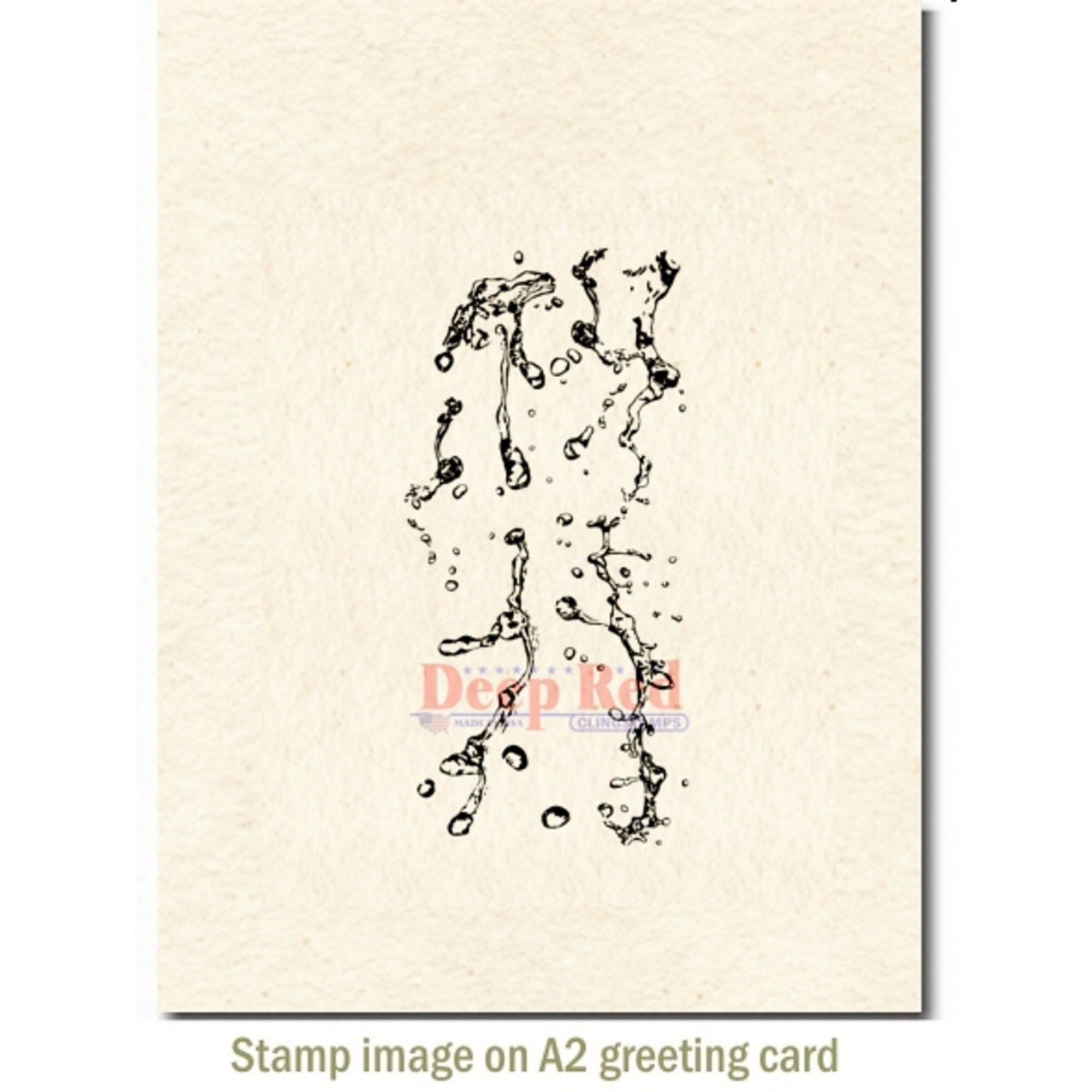 Water Splash Rubber Cling Stamp - Etsy Canada