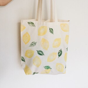 Banana Print Cotton Tote Bag - Eco Shopping Organic Zero
