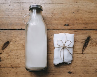 Gasa de algodón puro sin blanquear para hacer leche vegetal - Gasa de algodón puro, mermelada casera, jarabe de kombucha, requesón, mermelada de almendras para cocinar en la cocina