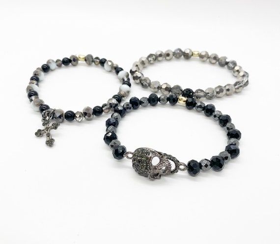 Skull bracelets for her deals