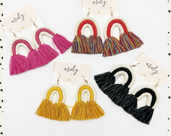 Pendientes de arcoíris bohemios: joyas con un toque bohemio