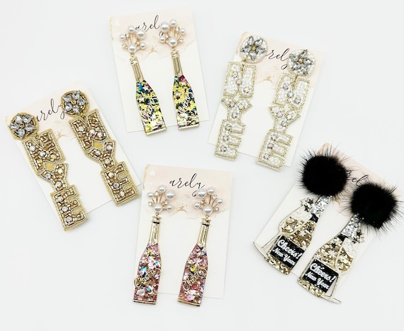 New years eve earrings sale