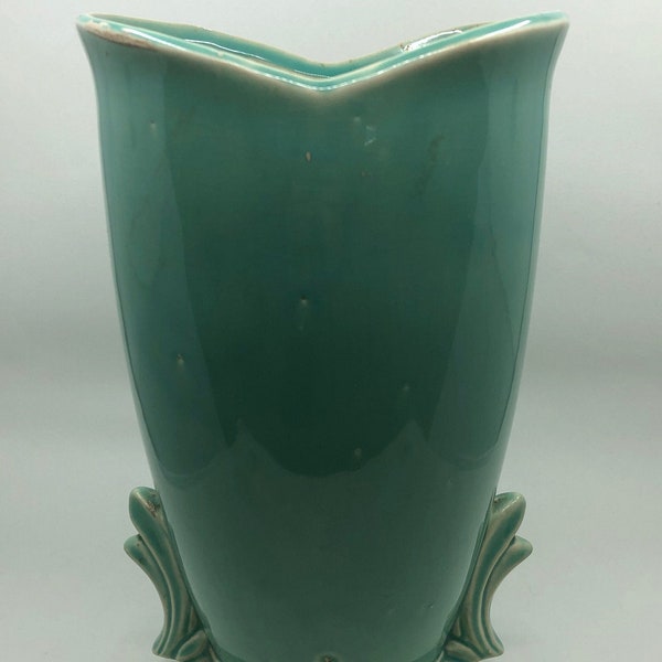 Vintage Turquoise McCoy Pottery Vase