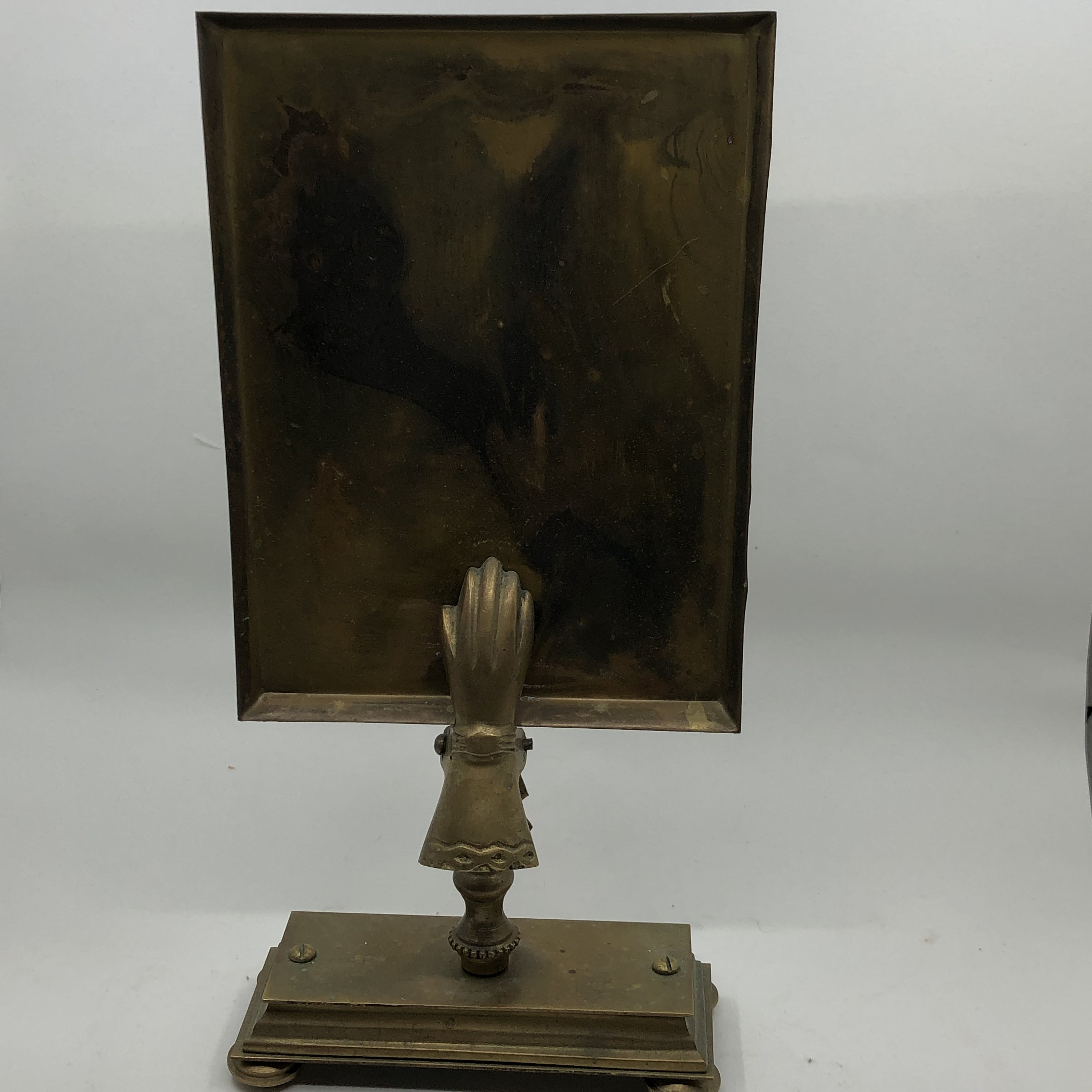 Vintage Victorian Brass Hand Clip Frame Etsy