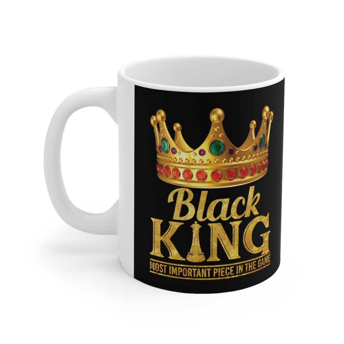 Black king the most important piece on the board mug 11oz  etsy Black king the most important piece on the board mug 11oz  etsy