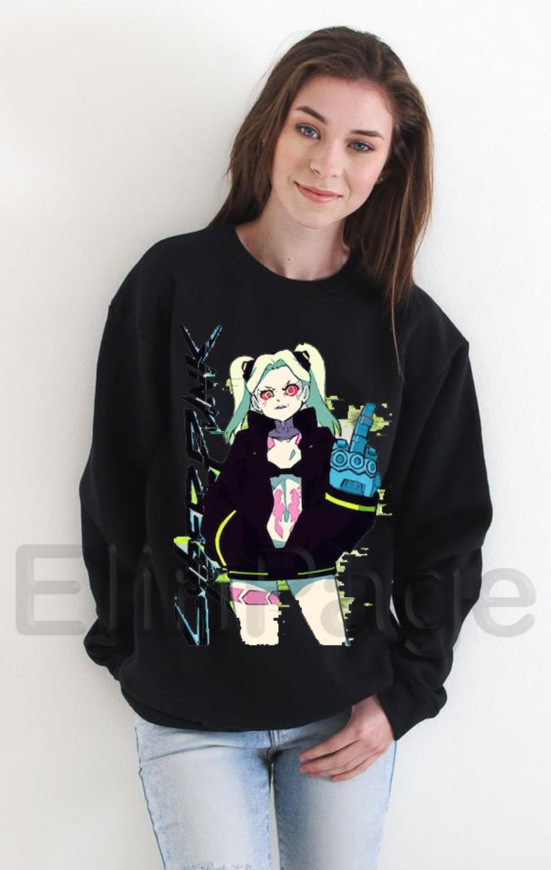 Cyberpunk Edgerunners Hoodie Cyberpunk Edgerunners T Shirt Etsy