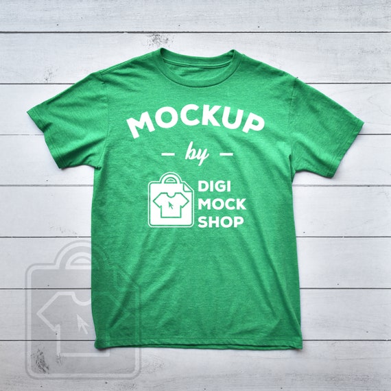 Mockup T Shirt Anvil 980 Heather Green Anvil 980 Free 751517 Psd Mockup Templates Creative Best Design For Download