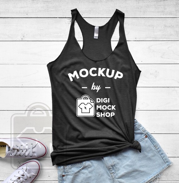 Next Level 6733 Mockup Heather Black Next Level Next Level 6733 Mockup Heather Black Next Level