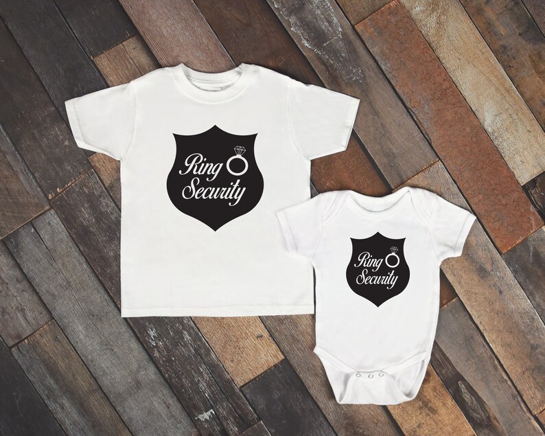 Ring Bearer Shirt Personalized Bridal Party Ring Bearer Proposal Ring Security Ring Security Ring Bearer Gift Ring Bearer