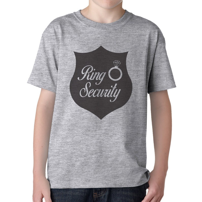 Ring Bearer Shirt Personalized Bridal Party Ring Bearer Proposal Ring Security Ring Security Ring Bearer Gift Ring Bearer
