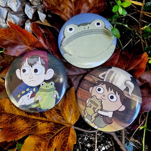 Over the garden wall large pin back button cottagecore accessories