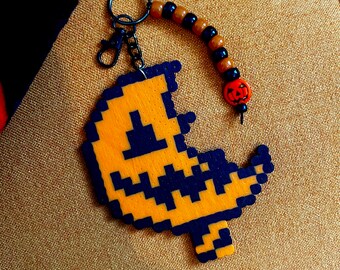 Halloween horror trick or treat Sam lollipop perler keychain spooky bag charm accessories
