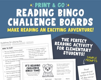Reading BINGO | Reading Log Alternative | Elementary Reading Activity
