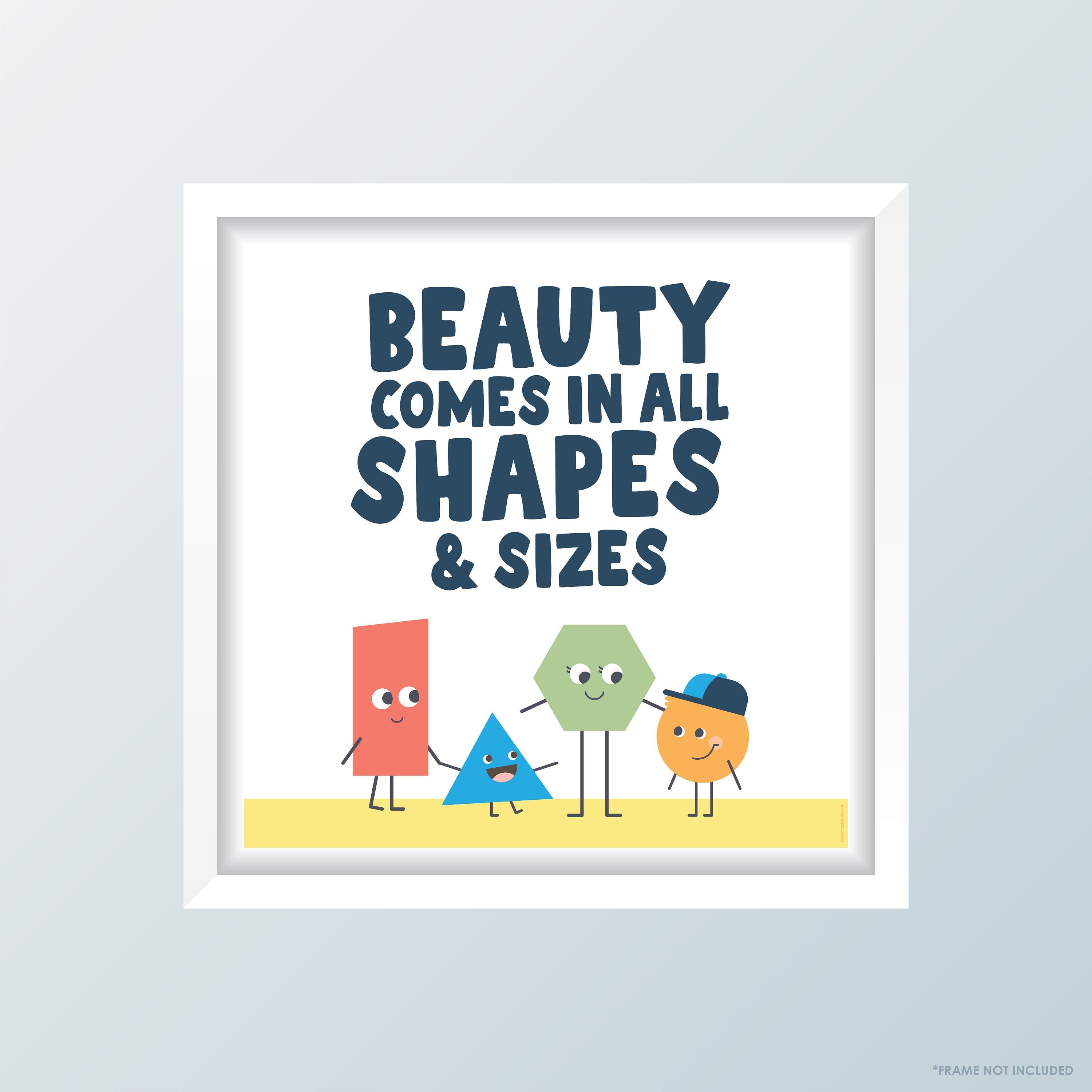 Beauty Comes In All Shapes And Sizes Digital Printable Etsy España