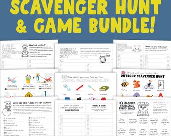 Scavenger Hunt Bundle | Elementary Learning Resource | Scavenger Hunts