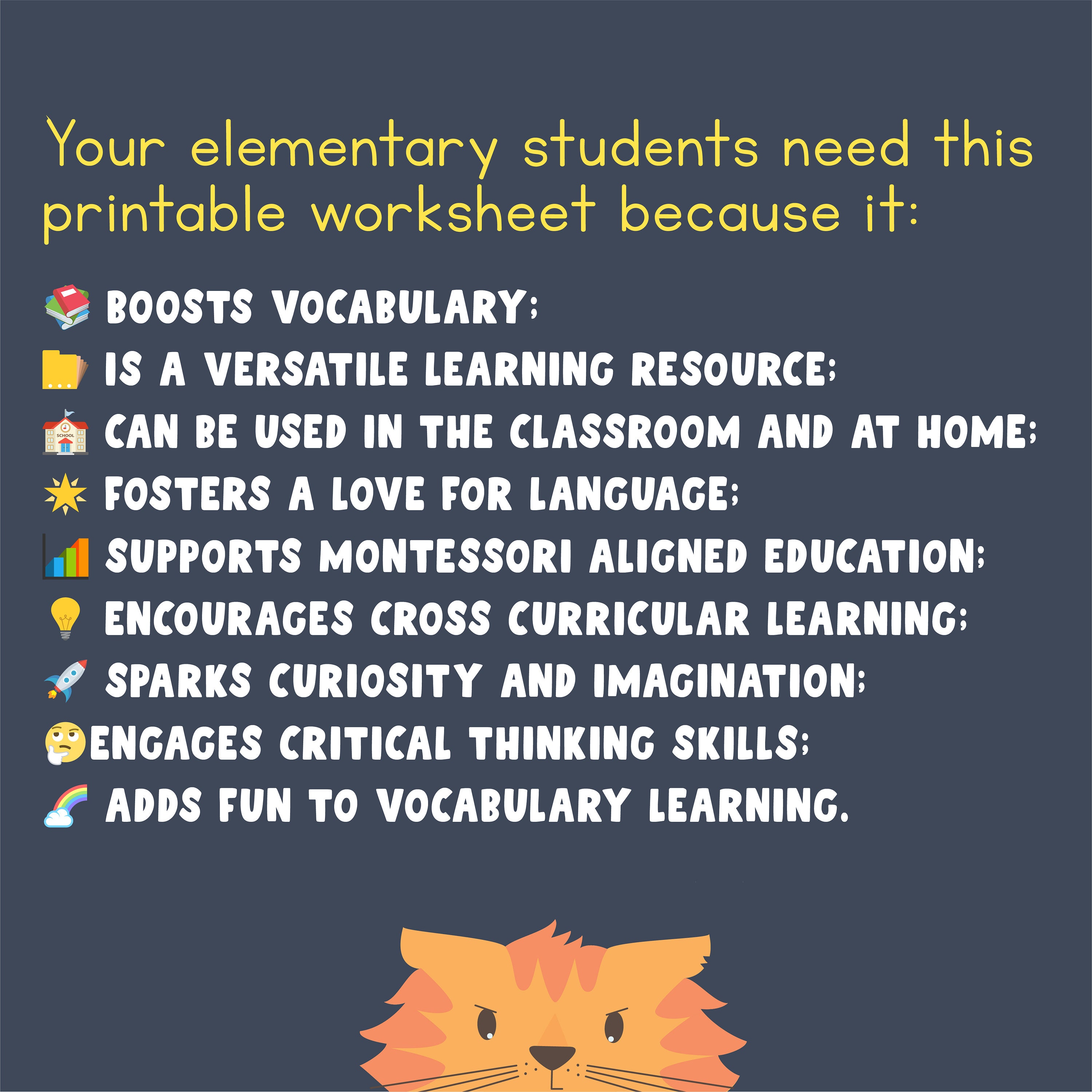 Vocabulary Graphic Organizer Template Word Work Printable Etsy