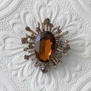 Broche steampunk, broche celta, broche steampunk de latão, broche steampunk de strass, broche medieval, broche de estilo medieval, broche de strass