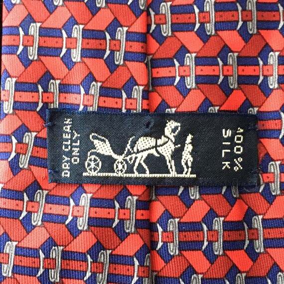 Hermes necktie, Hermes tie, Vintage Hermes neckti… - image 4