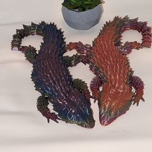 ARTICULATED ARMADILLO LIZARD little dragon 3D printed flexible flexi Toy fidget sensory Discounted Shipping Applied image 4