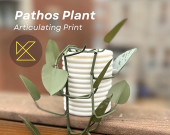 Panthos Plant - Articulating Kit - Artificial Home Decor - No Watering - ADHD Friendly - Several Sizes to Choose - Discounted Shipping