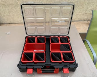 Corner Bins for Milwaukee Packout System Not Slim 3D Printed in PETG- Enhance Storage and Organization