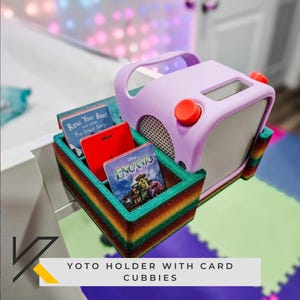 Barrière de lit Yoto Player - Convient aux générations 2, 3 et Slim - Facile à accrocher - Haute qualité - Déco pour chambre d'enfant - Chanter, danser, jouer - Jouets pour tout-petits - Kura